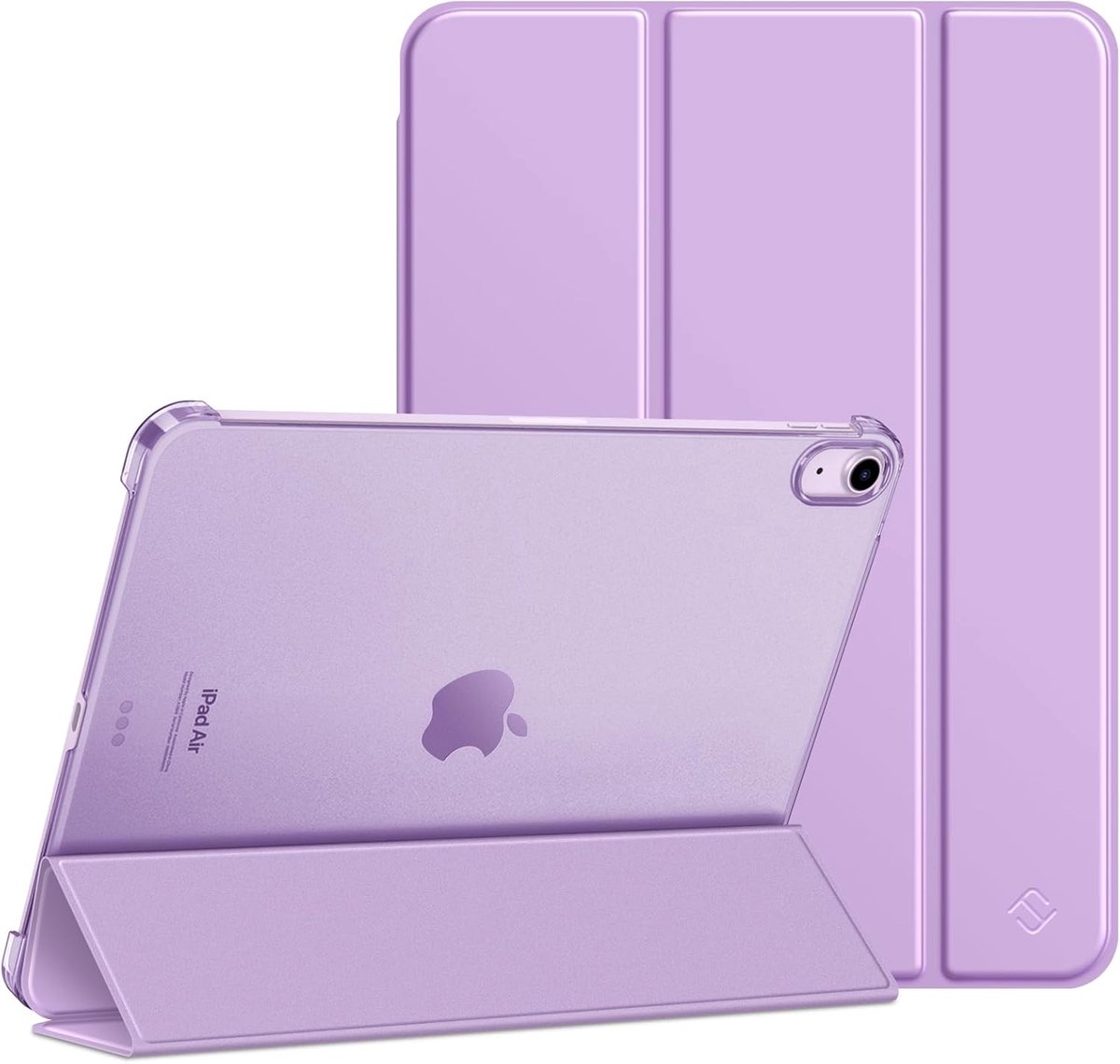 Zandarix Geschikt voor Apple iPad Air 11 inch M4/M3/M2 2026/2025/2024 - Ultra Dun - Matte Transparante Achterkant - Automatische Slaap/Waak Functie - Book Case Tablethoes - Paars