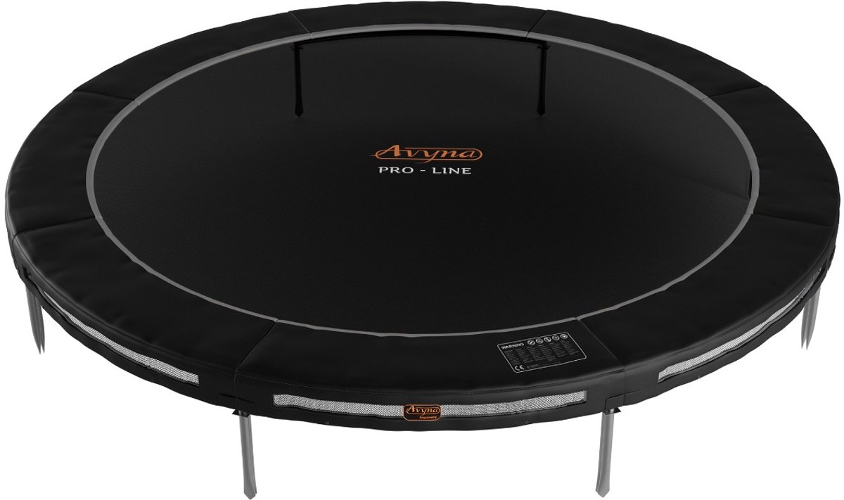 Avyna InGround Trampoline Ø430 cm – Zwart – Rond – Premium Ingraafmodel