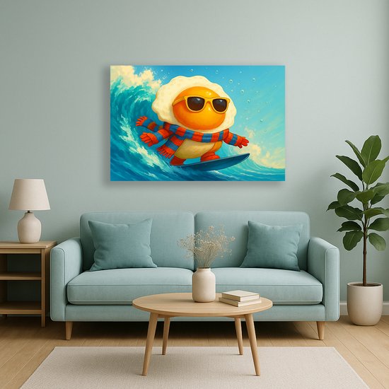 Ei muurdecoratie – wanddecoratie modern – design posters – 60x40 cm