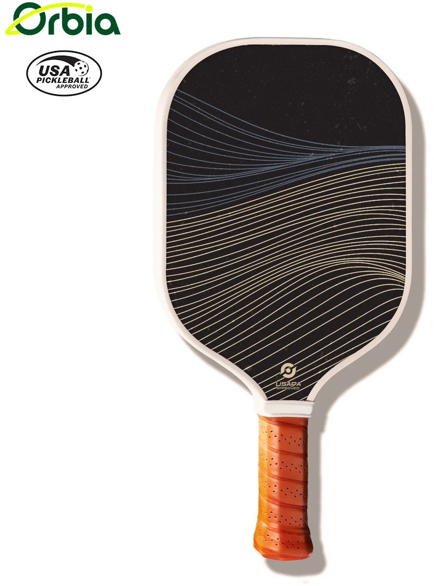 Orbia Pickleball Racket - Pickleball Paddle - Voldoet aan USA Pickleball richtlijnen - Donkergrijs