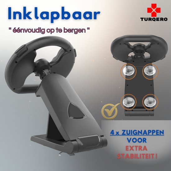Turqero Stuurwiel voor Nintendo Switch 2 Joy Con - Race Stuur - Racing wheel - Nintendo Switch 2 Accessoires - Game Stuur voor Nintendo Switch 2 van Merkloos — afbeelding 3