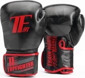 Topfighter Bokshandschoenen Nano Zwart 6oz