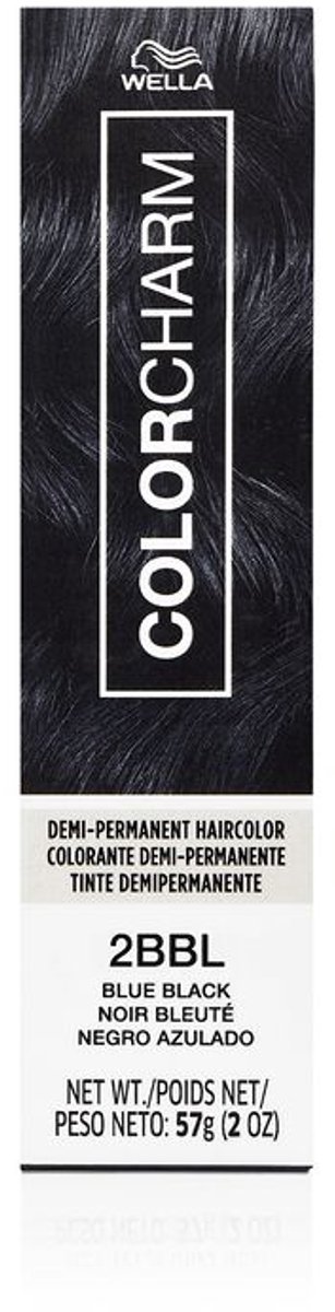 Wella Color Charm Demi-Permanent Hair Color 2BBL + developer – Blue Black – Koel Zwart – 57 ml