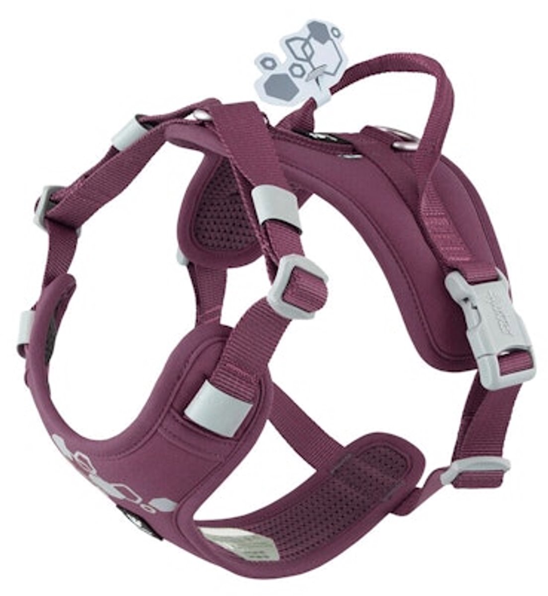 Hurtta Weekend Warrior Eco Harness 2 - Eggplant - 40-50 cm