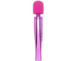 Electric Pink Wandvibrator - Clitoris Stimulator - Krachtig Massageapparaat - 13 Standen - 6 Snelheden - 7 Patronen - Flexibele Kop - Zacht Siliconen - Waterdicht IPX7 - Oplaadbaar - Seksspeeltje - Voor Vrouwen - Reisadapter - Roze - MyMagicWand