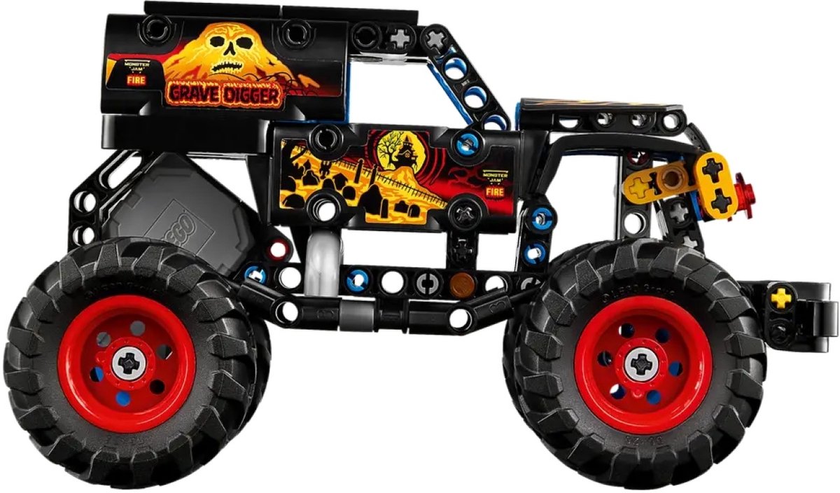 LEGO Technic 42219 - Monster Jam Grave Digger - Vuur & Ijs — afbeelding 12