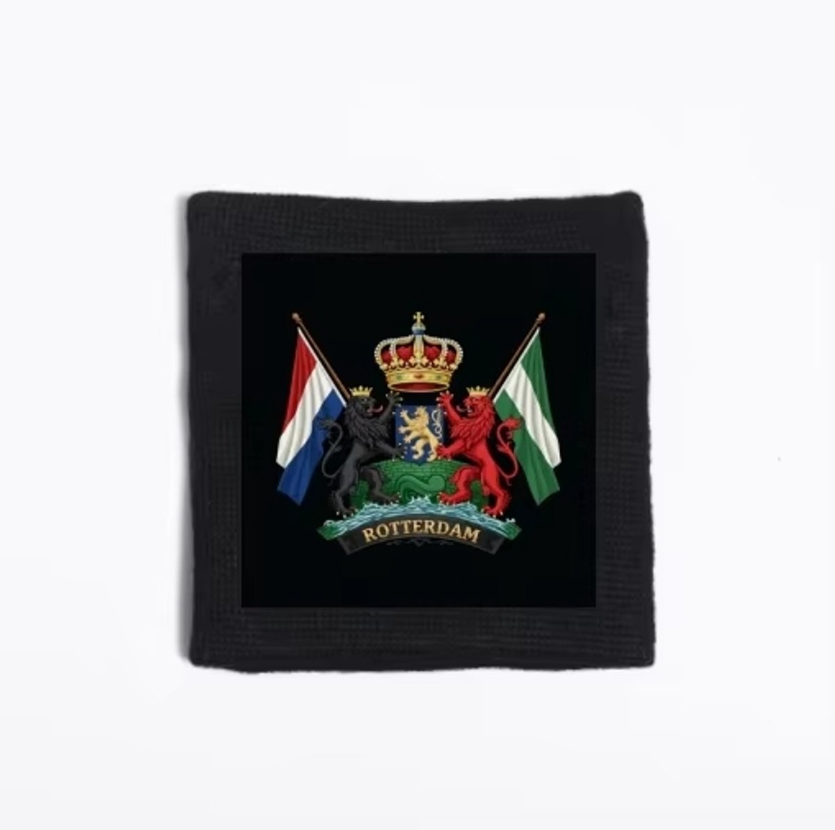 Rotterdam Zweetband met ritsvak - Polsband Nederland Holland Oranje - Kerst Portemonnee 010