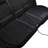 Achterbank Stoelverwarming Auto – Rear Seat Verwarmingskussen 12V – Universele Autostoel Verwarming voor Achterstoelen – Waterdicht Warmtekussen – Snelle Opwarming – Zwart – Geschikt voor Passagiers, Kinderen & Huisdieren