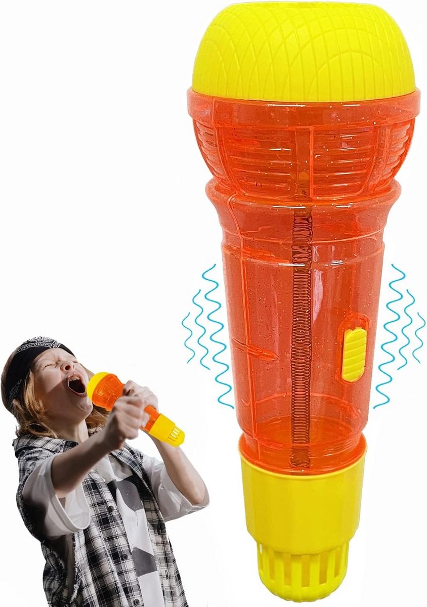 Echo Effect Kinder Microfoon - 24,1 x 8,9 cm - Kleurrijk Speelgoed voor Peuters vanaf 2 Jaar