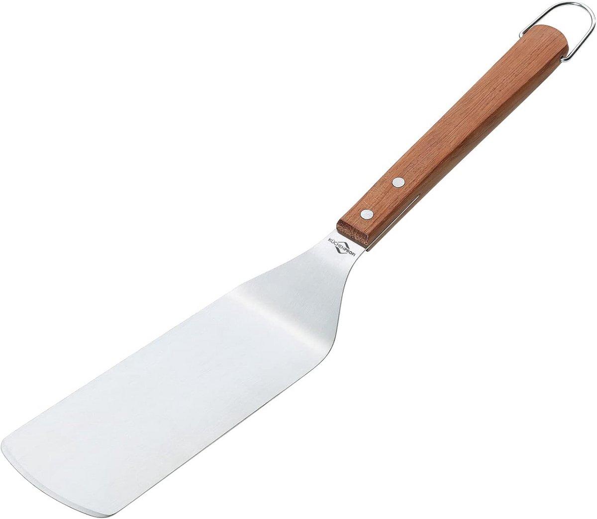 Grillspatel voor Hamburgers, 45 cm, Roestvrij Staal met Palissander Handvat