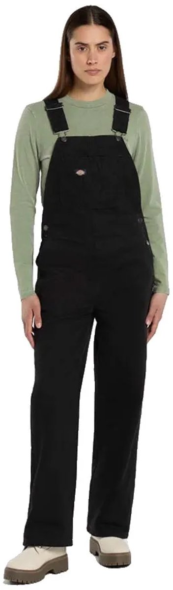 Dickies Loose Canvas Overall L Vrouw Zwart