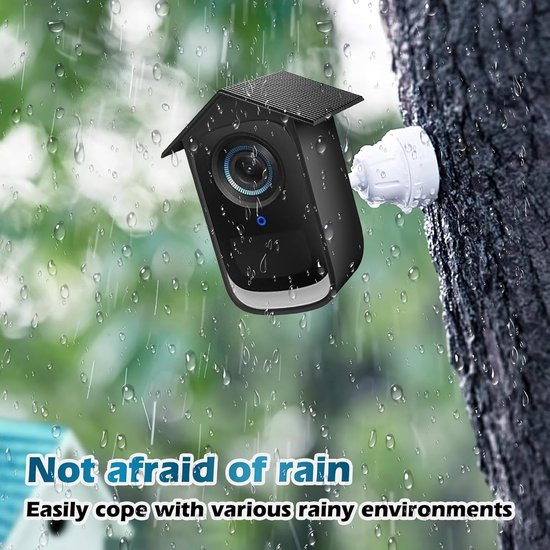 2 stuks Siliconen beschermhoes geschikt voor Eufy 3C camera - zwart siliconen beschermhoes bewakingscamera - bewakingscamera beschermhoes - Weerbestendige siliconen behuizing - voor buiten van Merkloos — afbeelding 4