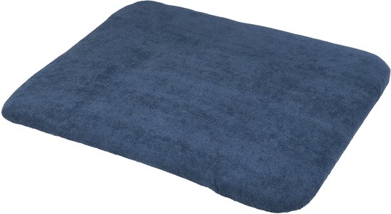 Meyco Baby Uni Aankleedkussenhoes - 2-pack - Badstof - Indigo - 85x75cm — afbeelding 4