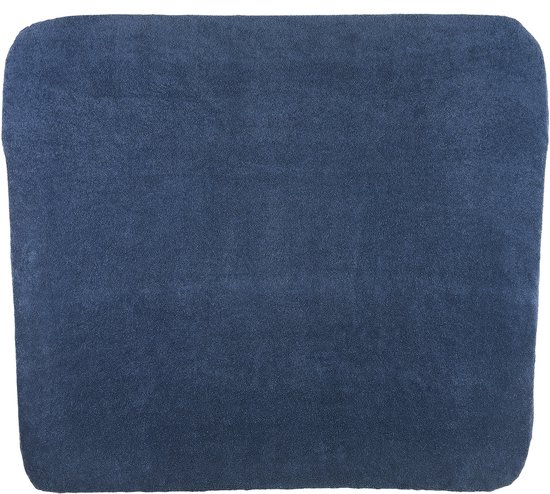 Meyco Baby Uni Aankleedkussenhoes - Badstof - Indigo - 85x75cm — afbeelding 4