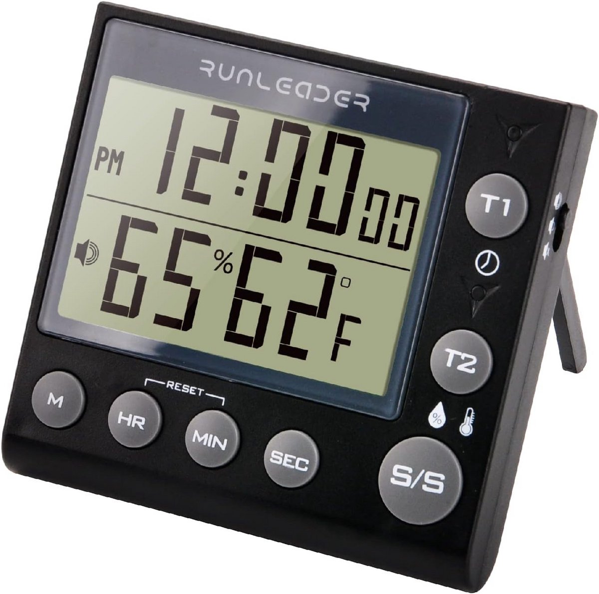 Digitale Dubbele Kookwekker met Temperatuur- en Vochtigheidsmeter