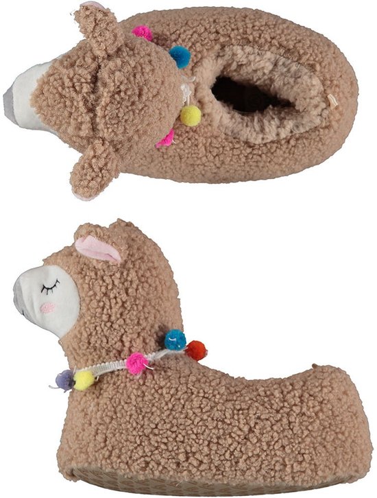 Alpaca Sloffen - Kinderen - Taupe
