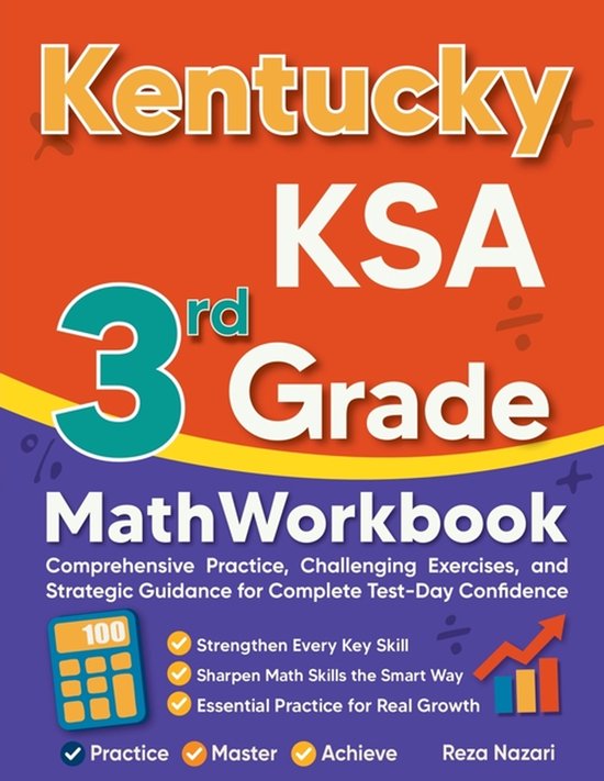 Kentucky KSA 3rd Grade Math Workbook - cover