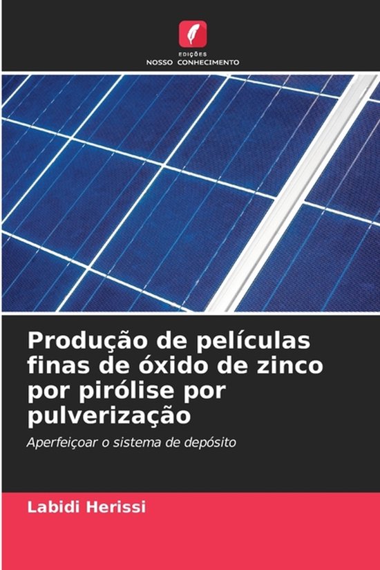 Produção de películas finas de óxido de zinco por piról ... - cover