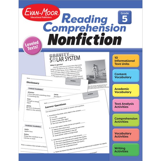 Reading Comprehension: Nonfiction- Reading Comprehension, No ... - cover