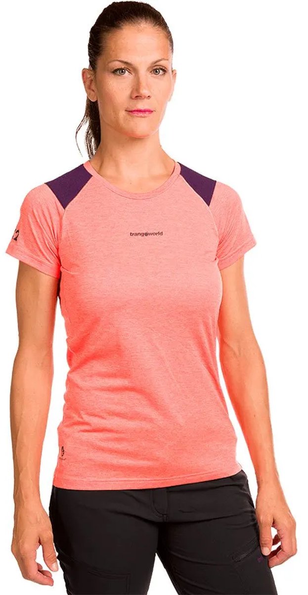 Trangoworld Trx2 Pro T-shirt Met Korte Mouwen Oranje M Vrouw