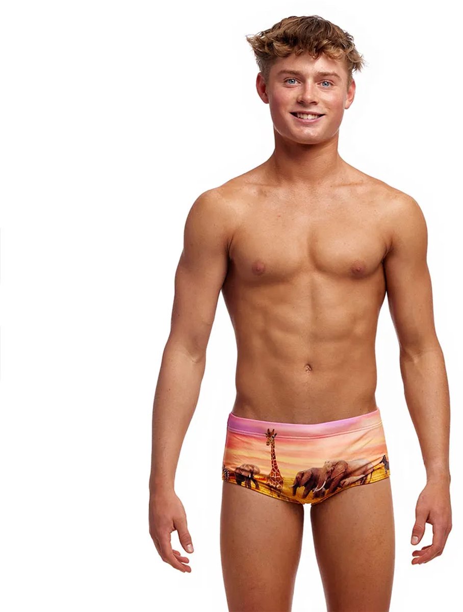 Funky Trunks Sidewinder Zwemboxer Oranje 24 Jongen