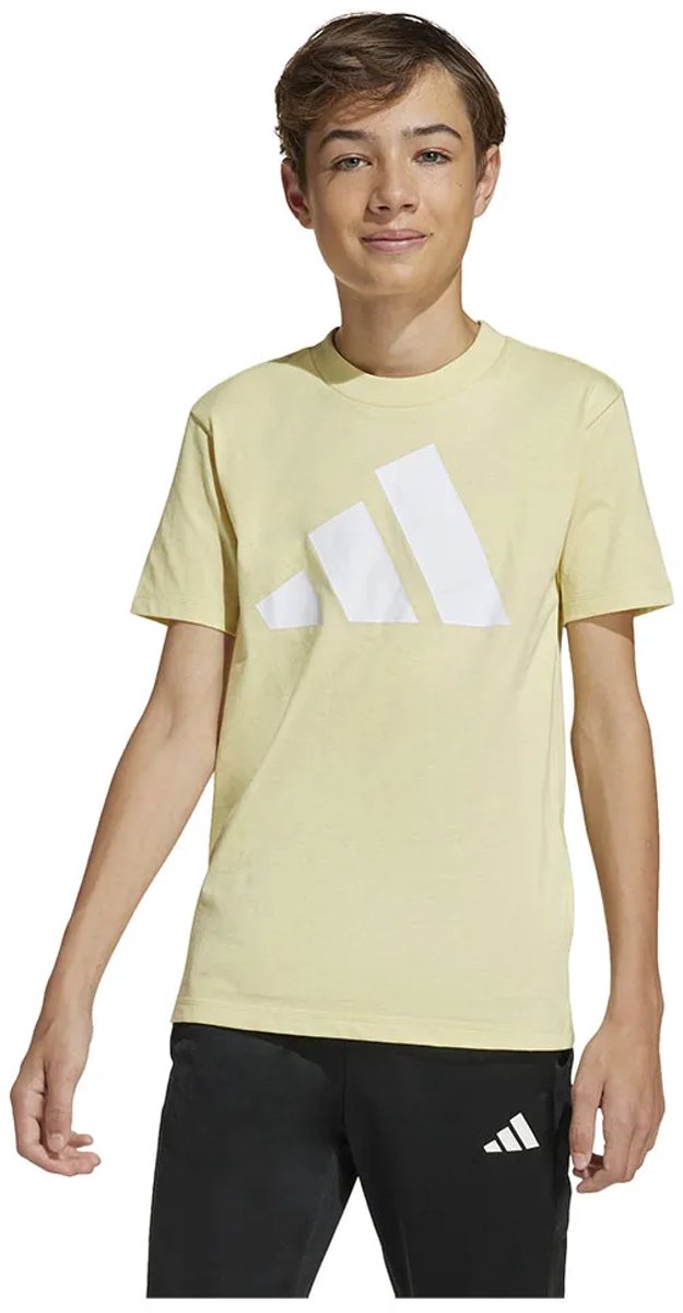 Adidas Essentials T-shirt Met Korte Mouwen 9-10 Years Kinderen Geel