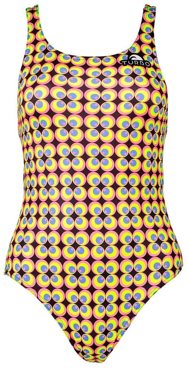 Turbo Flower 70 Zwemkleding Geel 3XL Vrouw Yellow / Pink