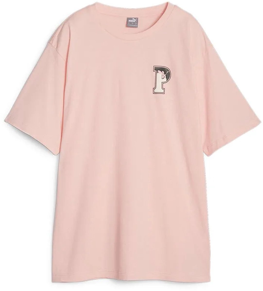 Puma Squad P T-shirt Met Korte Mouwen M Vrouw Peach Smoothies