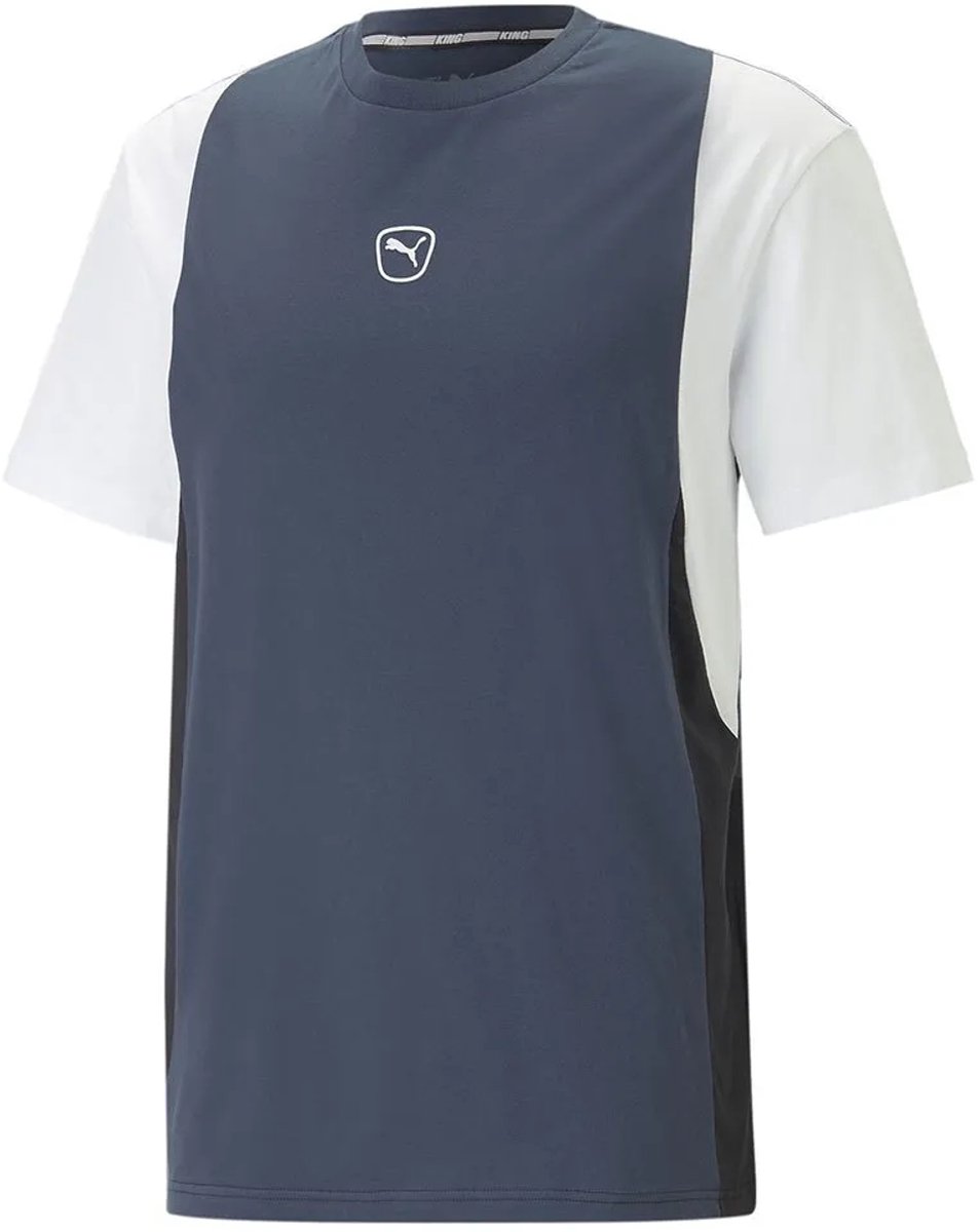 Puma King T-shirt Met Korte Mouwen Blauw L Man