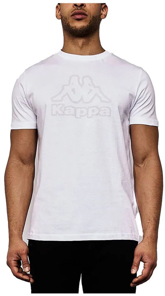 Kappa Cremy T-shirt Met Korte Mouwen Wit S Man