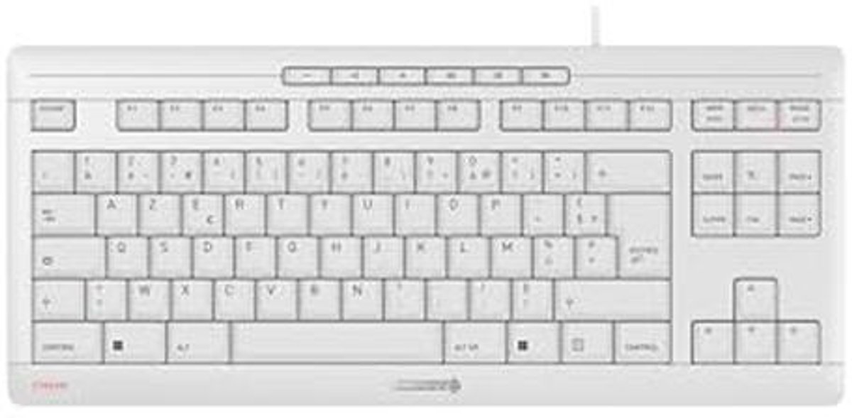 Compact AZERTY Toetsenbord TKL met Snelle Actie en Fluisterstille Demping - Ideaal voor Thuis en Kantoor