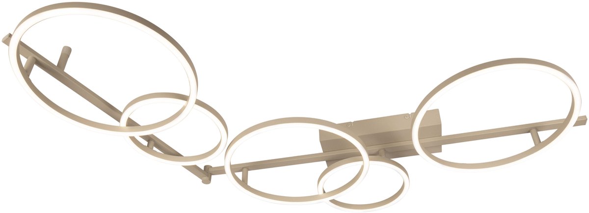 Lucide NICOLA - Plafonnière (Plafondlamp) - LED - CCT - 1x37W 2700K/4000K - Taupe | Essential