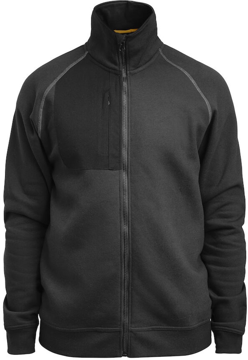 Jobman 5141 Sweatshirt Full-Zip 65514195 - Zwart - XS