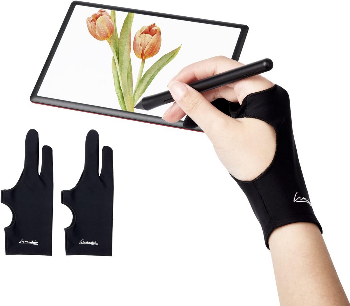 Tekenhandschoen voor Digitale Kunstenaars - 2 Stuks Universeel voor Tablet en iPad