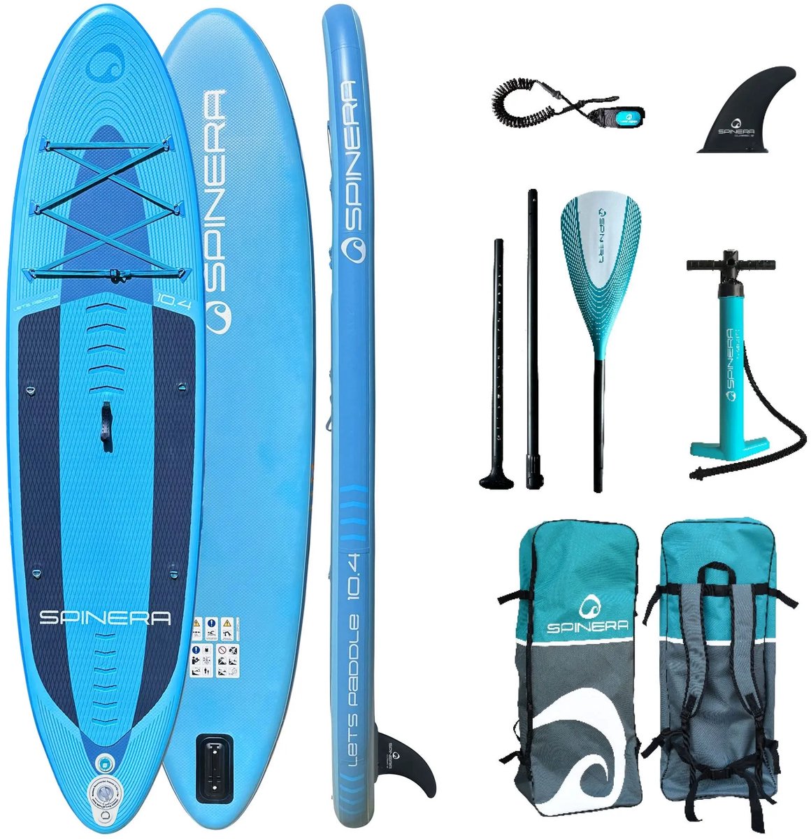 Spinera Lets Paddle 10.4 opblaasbaar SUP board - 315x80x15 cm