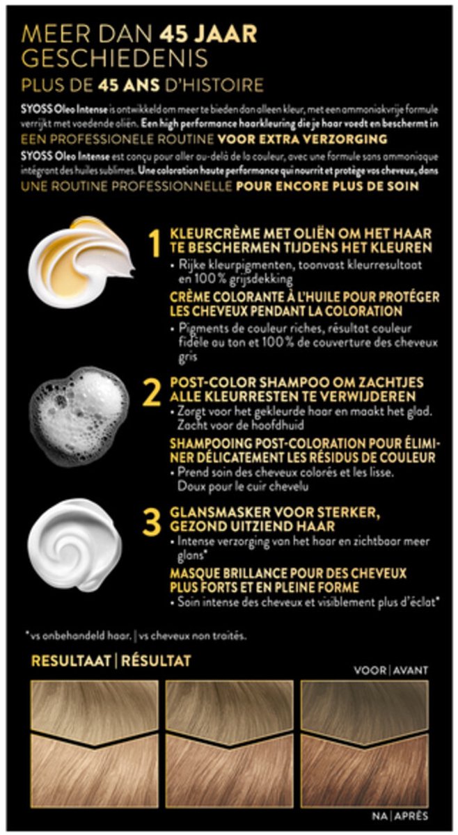 Syoss Oleo Intense 8-68 Vanilla Blond Haarverf