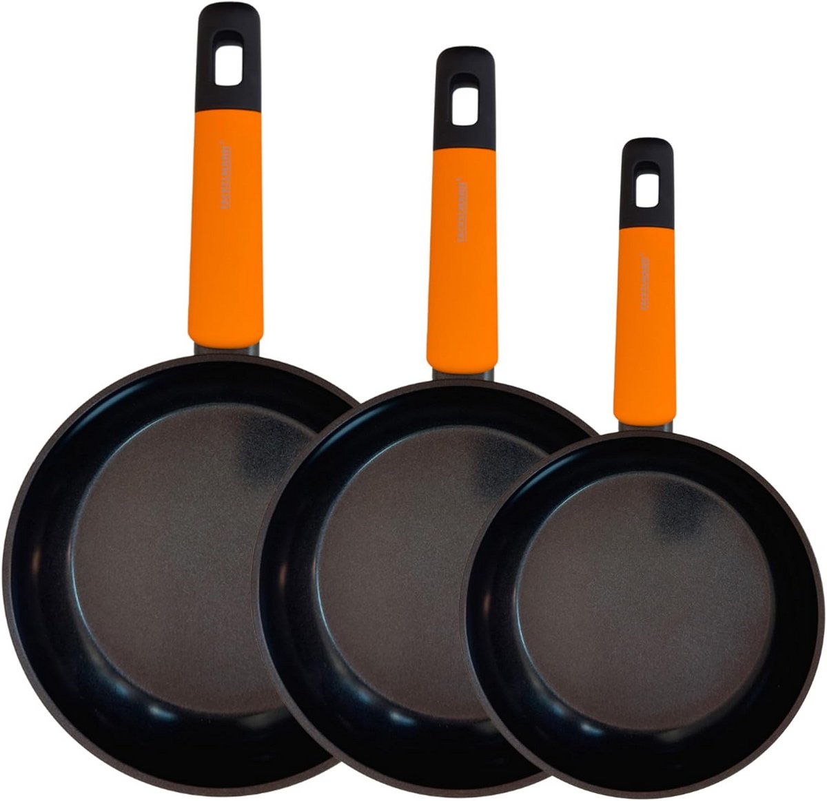Anti-aanbakpan met keramische coating – gesmede aluminium – PFA-vrij – geschikt voor inductie – 20/24/28 cm