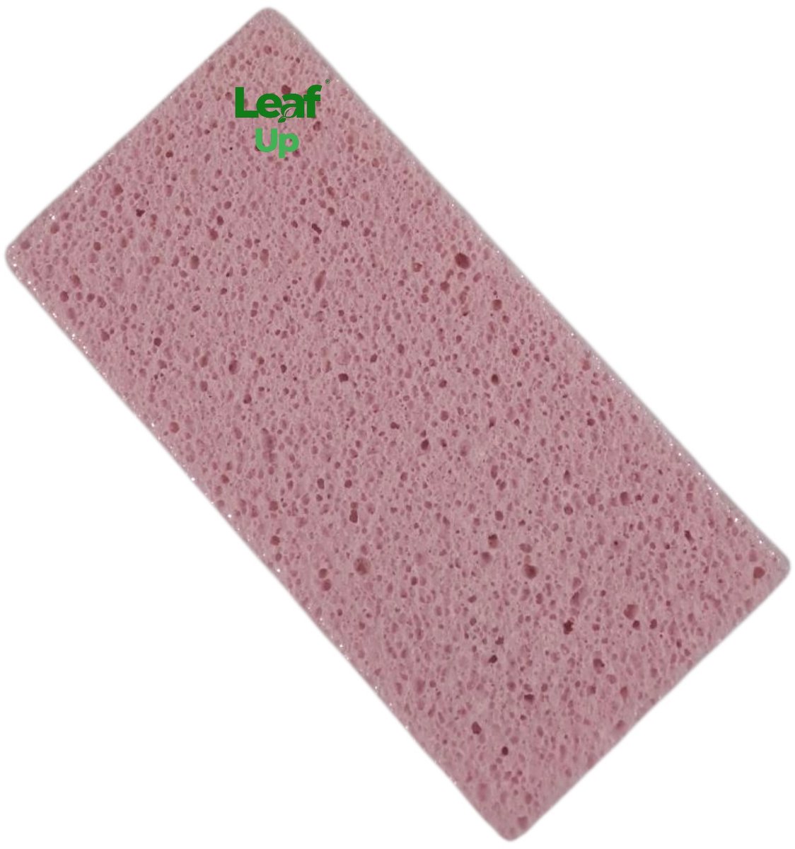 LeafUp® Puimsteen Pedicure Blok – Eeltverwijderaar Handen & Voeten – Roze – 10x5x2 cm (B6)