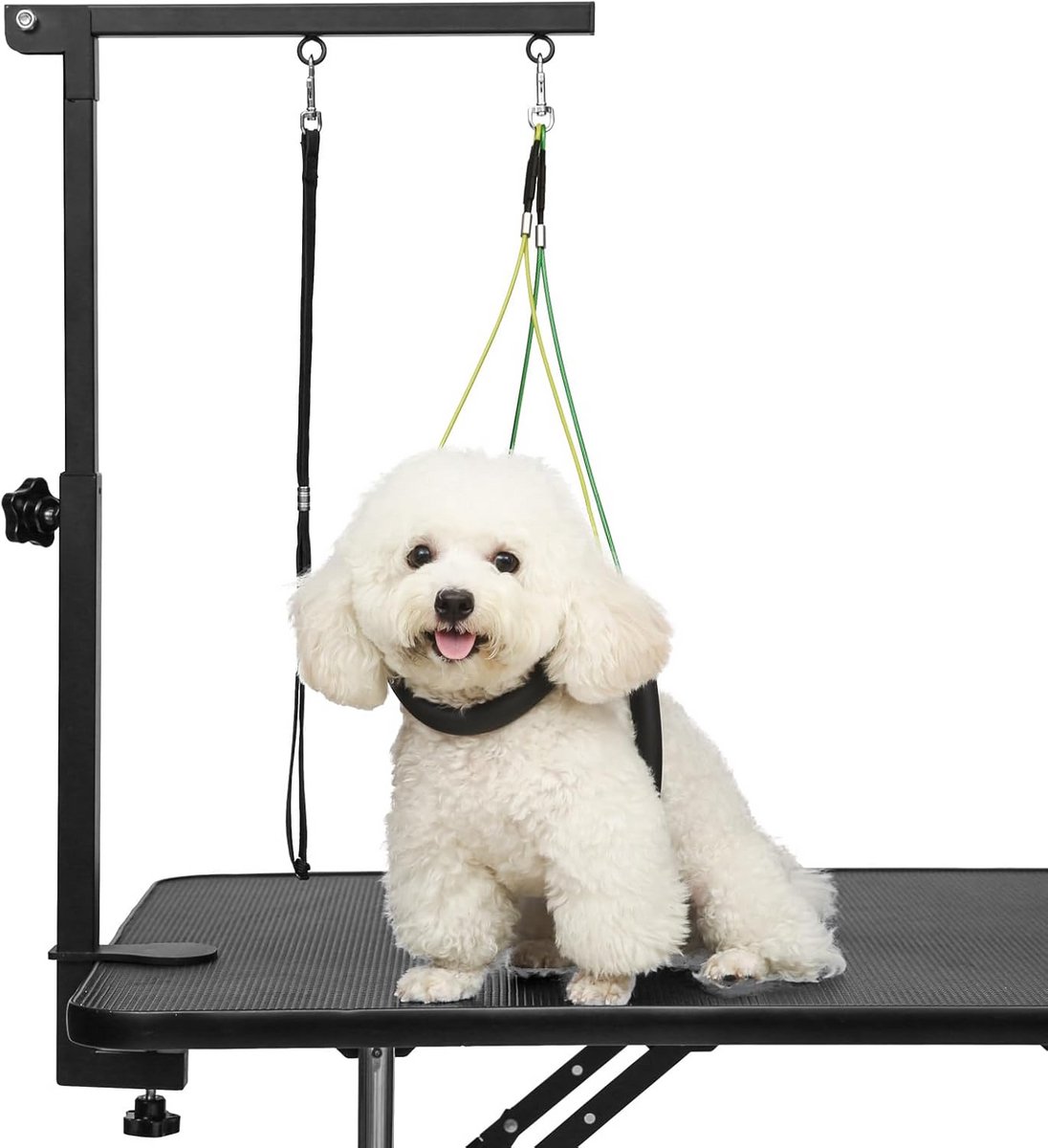 Verstelbare Hondentoilette Arm met Klem - 81cm Grooming Arm voor Kleine Honden en Katten