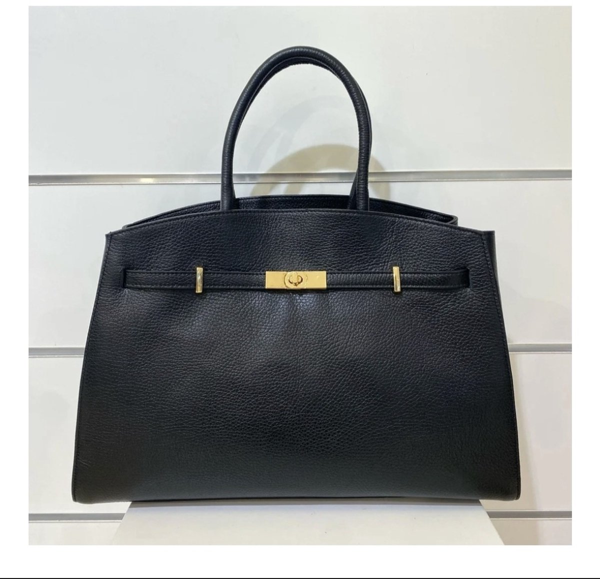 Mondieux Madame vita tas in zwart