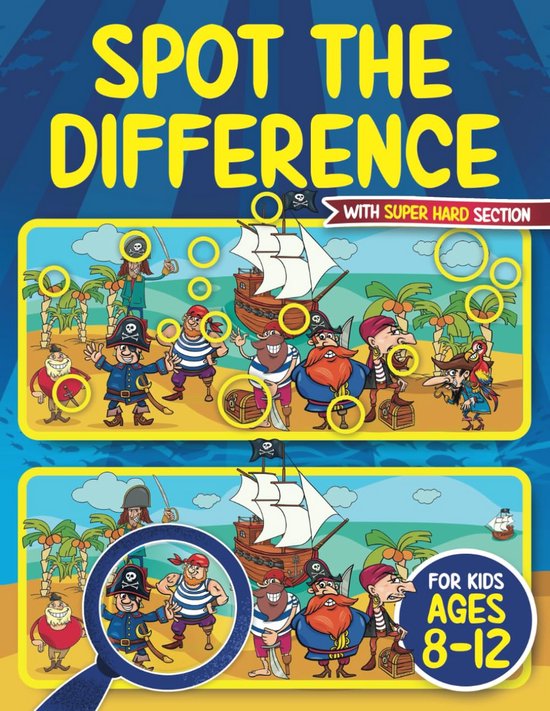 Spot the Difference Activity Book for Kids Ages 8-12 - Fun Hidden ...