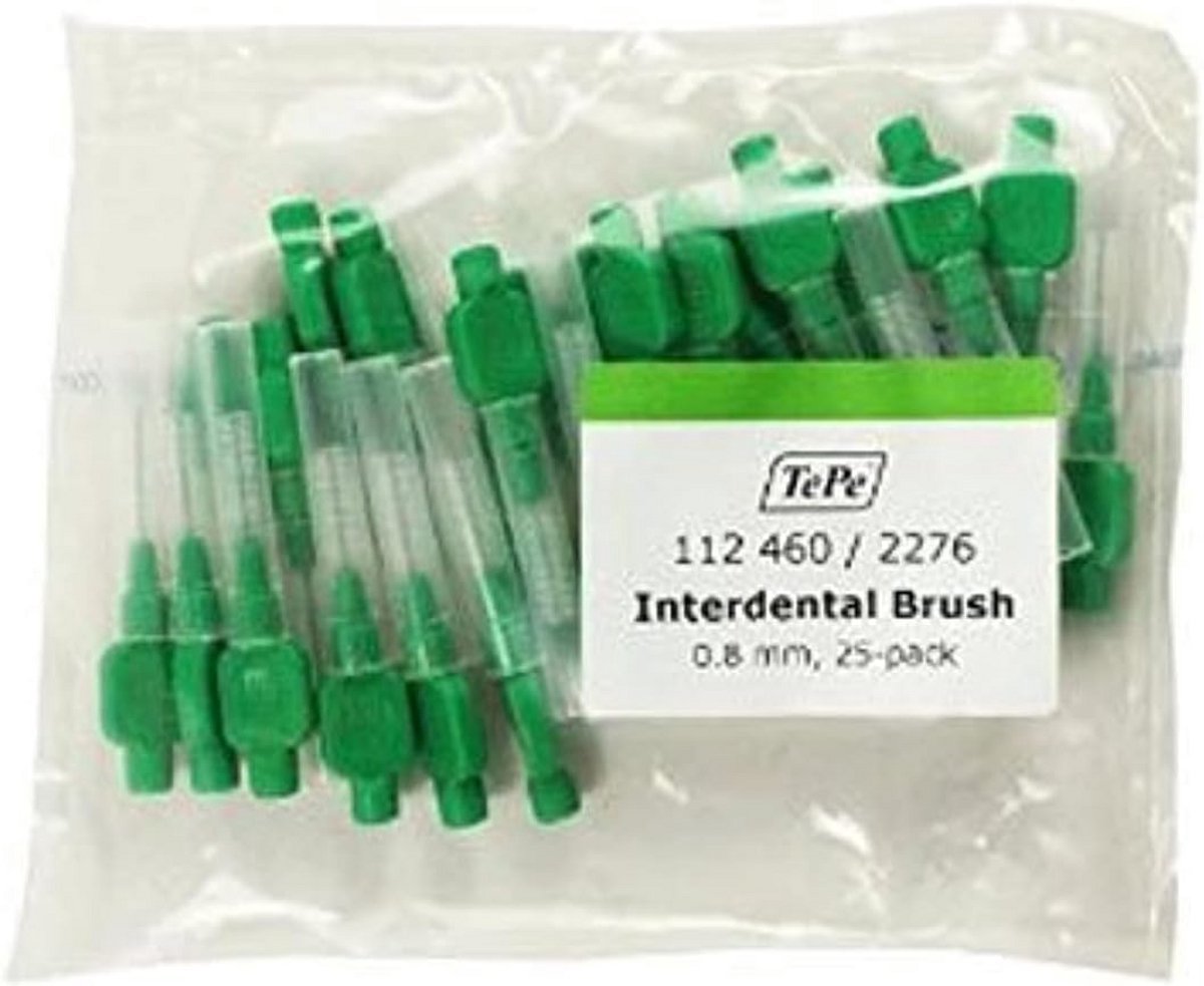 Interdentalborstels 0.8mm - 5 tot 25 stuks