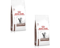 Droogvoer voor katten bij gastro-intestinale problemen | 2 x 400 g | Ondersteuning bij herstel en gewichtbeheersing