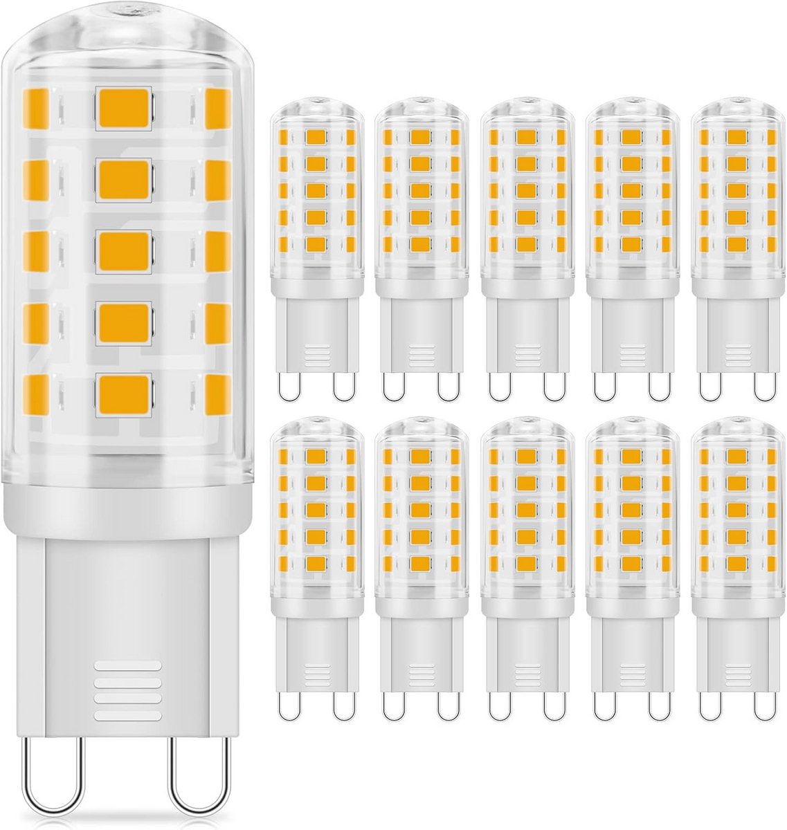 G9 LED-lamp warmwit 3000K, energiezuinig en flikkervrij