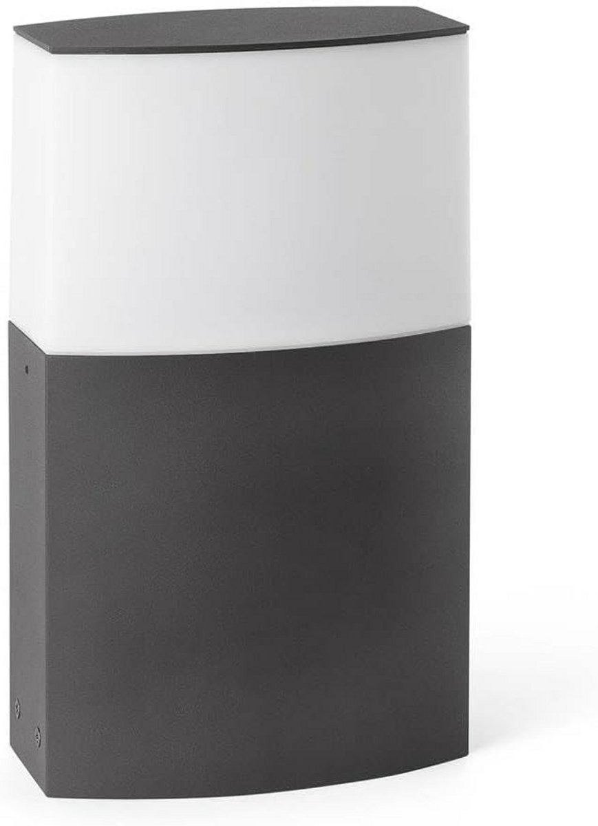 Sfeervolle Antracietgrijze Wandlamp 1xE27 20W H: 30 cm