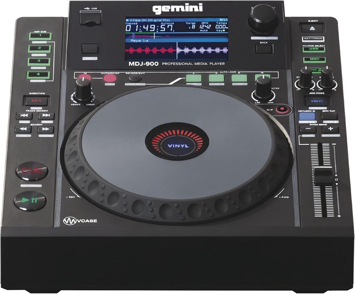 USB DJ Media Player met 4,3 inch Kleurendisplay en 8 inch Jogwheel