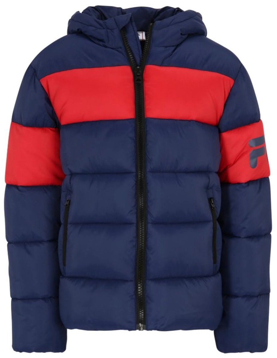 Fila Kinder Winterjas – – 5-6 jaar Blauw