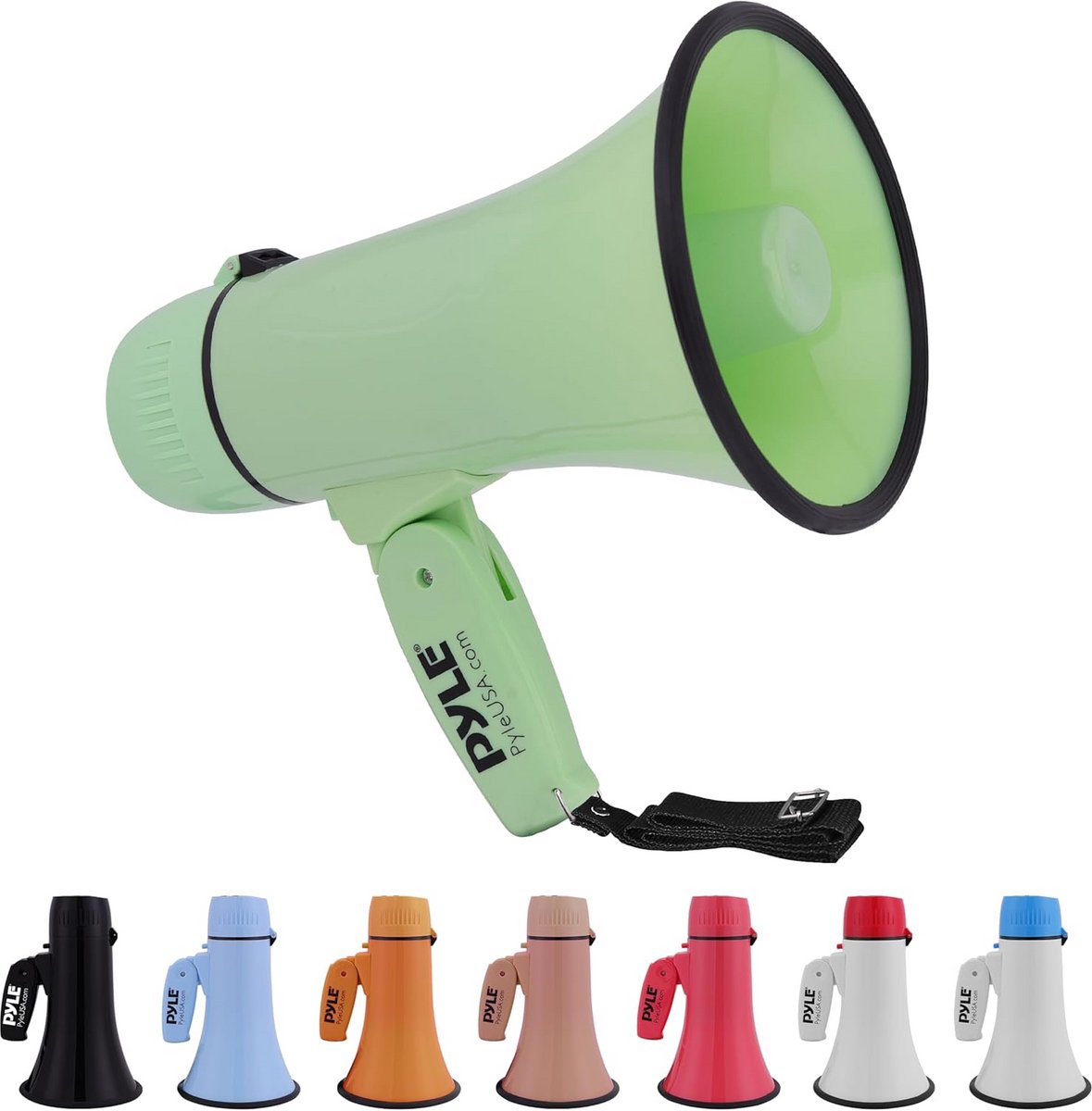 Draagbare Megaphone met Sirene - 20Watt PA Bullhorn voor Coaches en Evenementen