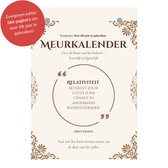 Meurkalender - Voor wie het leven serieus neemt, tot de deur van het toilet - Evergreen editie - 366 bladzijdes dik en voor élk kalenderjaar te gebruiken