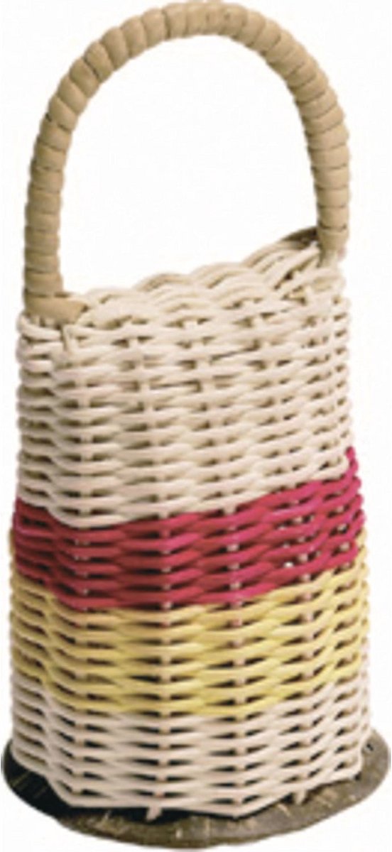 Caxixi Shaker Instrument - Medium, Helder Geluid, Rotan en Kokosnootbodem